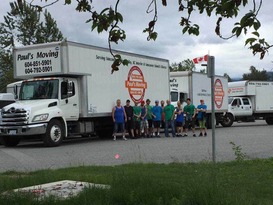 workers and trucks